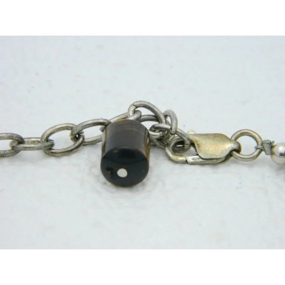 Vintage .925 Silver Trapezoid Faceted Tiger's Eye - Picture 4 of 4